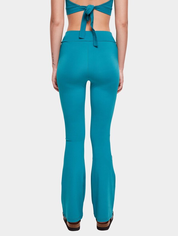 Ladies Recycled High Waist Flared -1