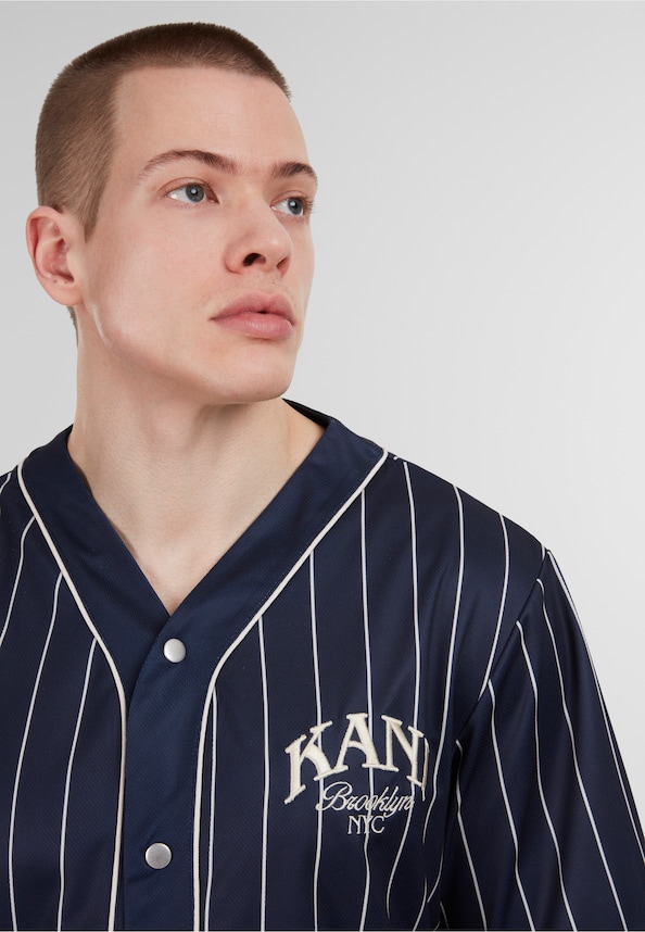 Kani Pinstripe Baseball Jersey-3
