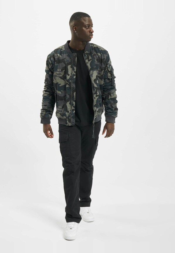 Vintage Camo Bomber -7