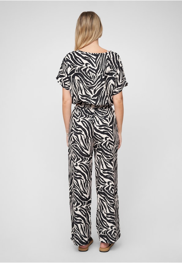 Set Batwing Top and Wide Pants-1