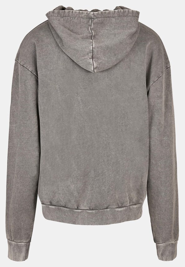 Think Different Acid Washed Oversize Hoody-3