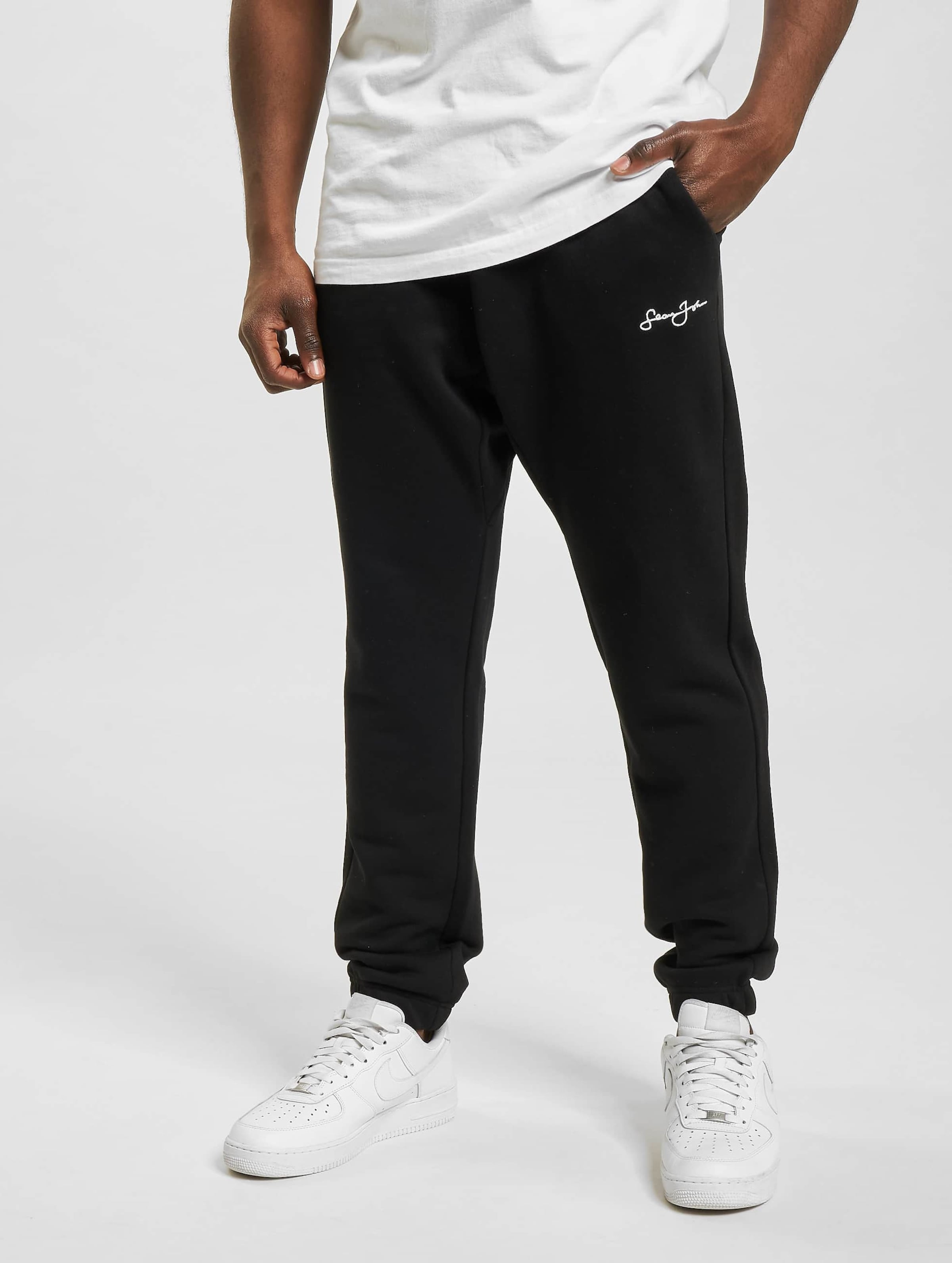 Sean John Classic Logo Essential Jogginghose Männer,Unisex op kleur zwart, Maat M