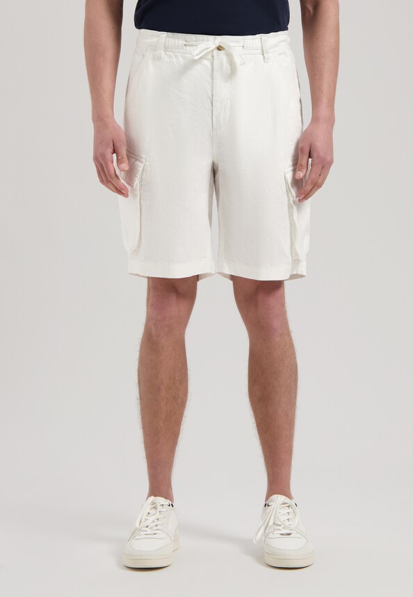 Logan Cargo Shorts Linen-0