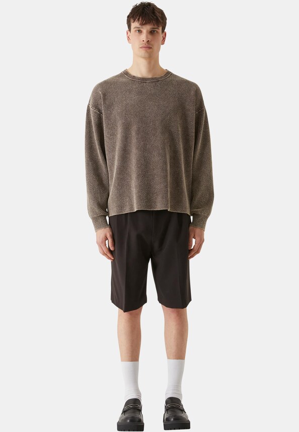 Lost Youth Double Pleated Dressed Shorts-5