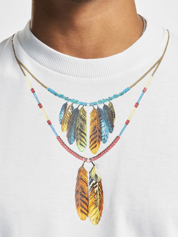 Feathers Necklace Over -3