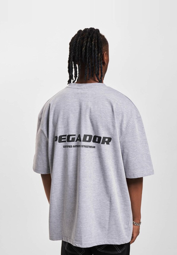 PEGADOR Colne Logo Oversized T-Shirts-1