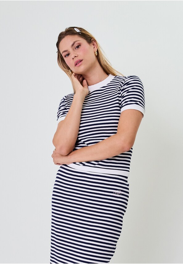 Nuala Striped Tee-0