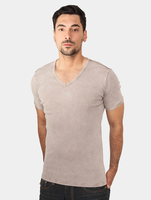Urban Classics Faded T-Shirt Stone (L-0
