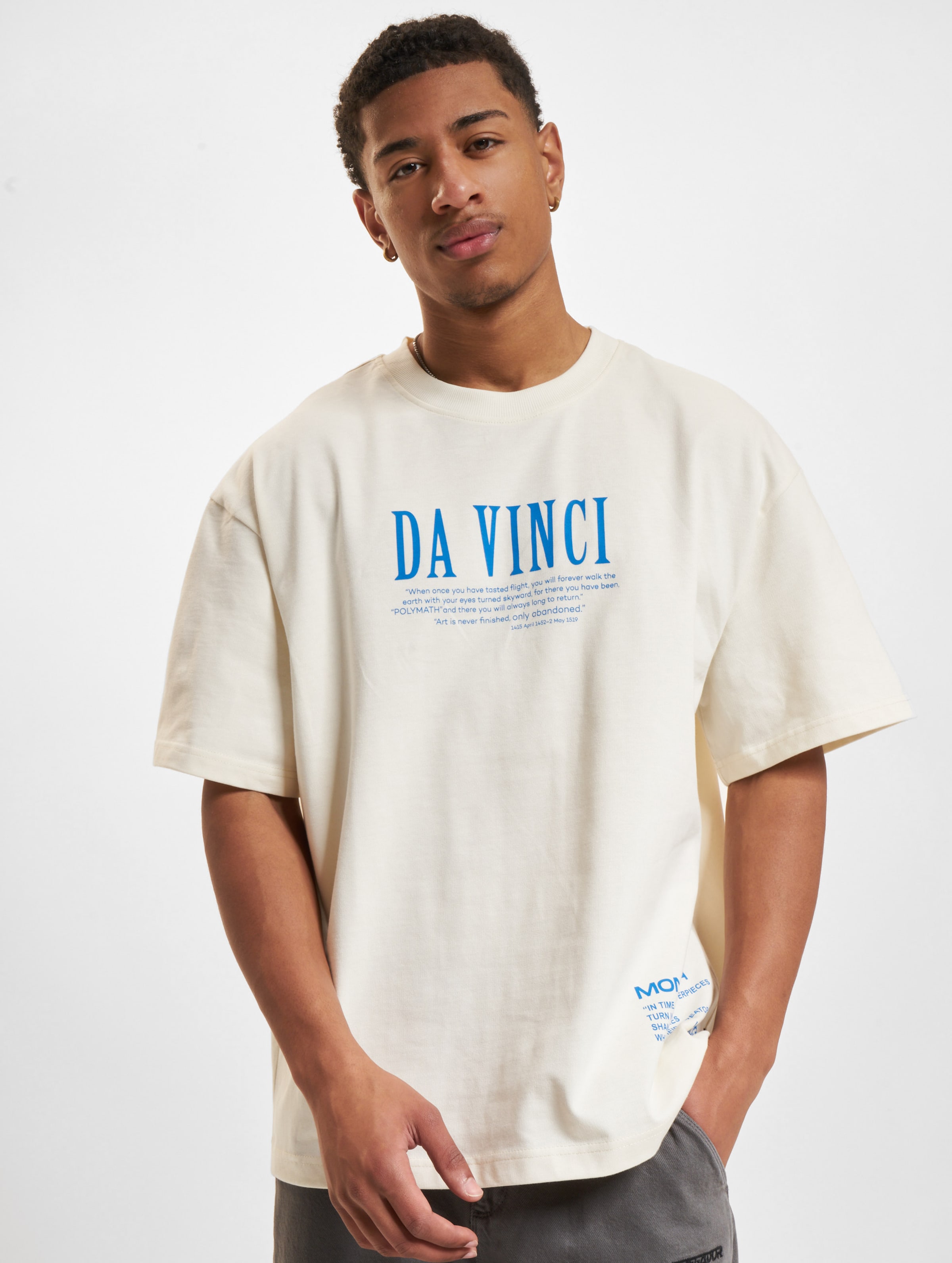 Only & Sons Vinci Life Oversize T-Shirts Männer,Unisex op kleur beige, Maat XL