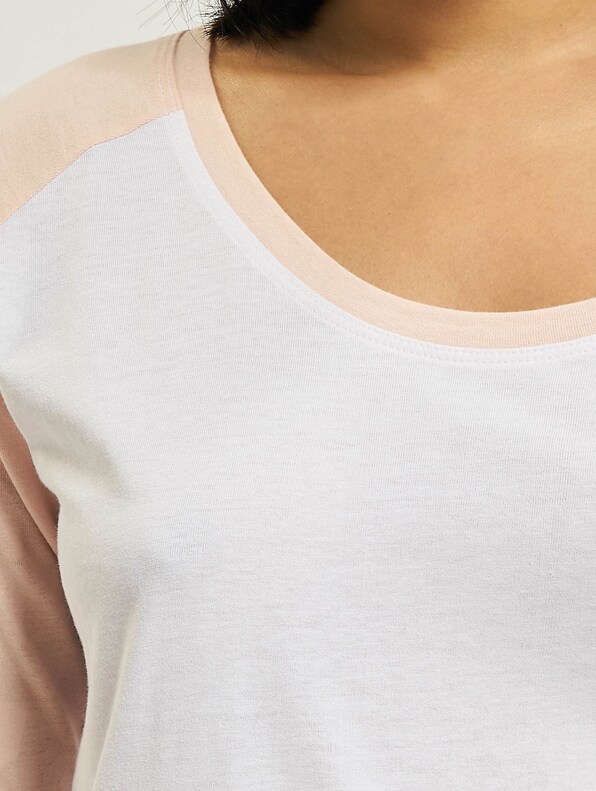 Ladies 3/4 Contrast Raglan Tee-3