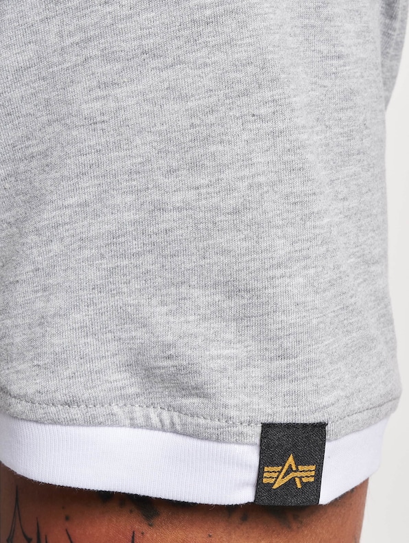 Alpha Industries Contrast T-Shirt Grey-4