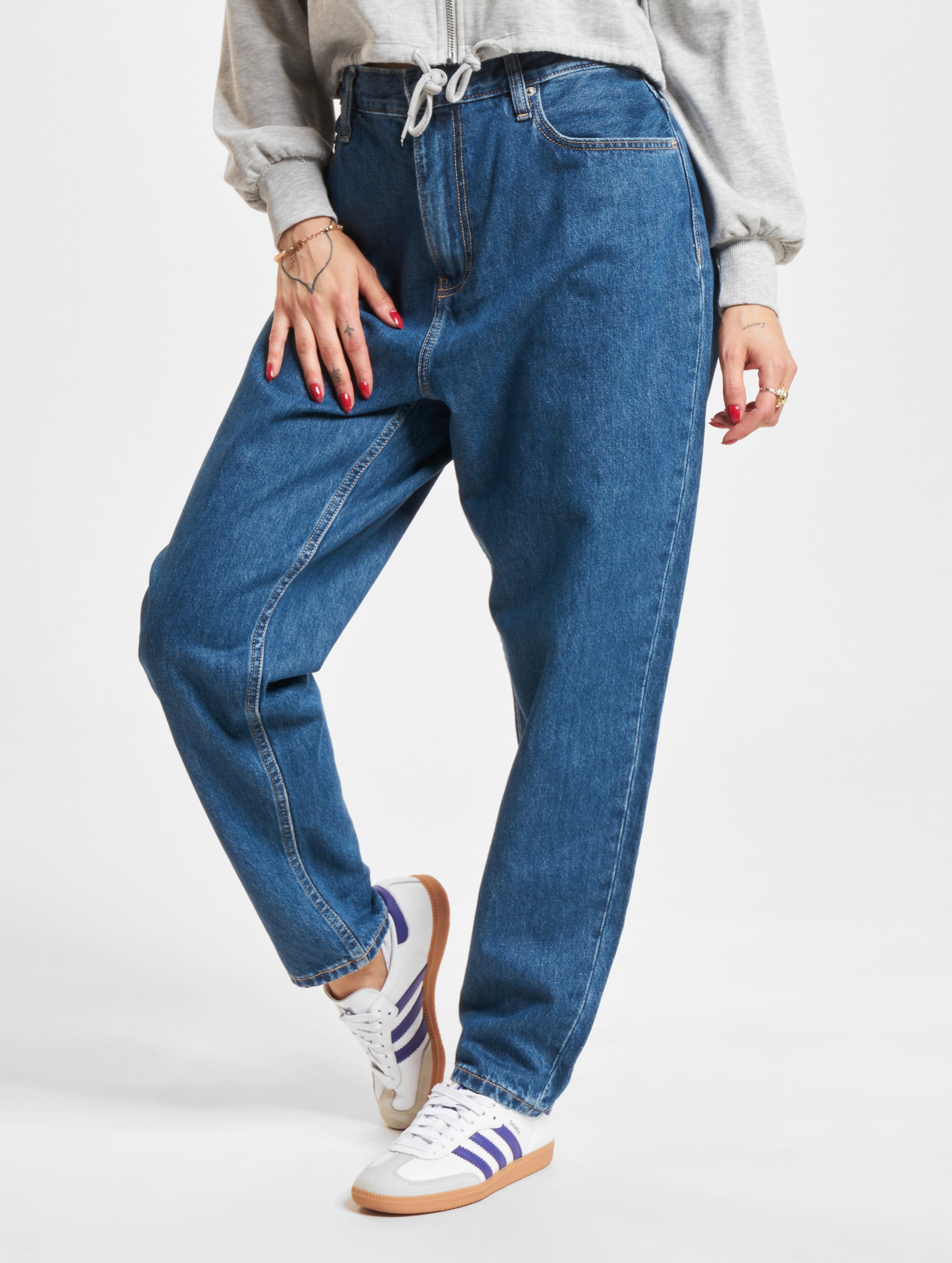 Calvin Klein Jeans Mom op kleur blauw, Maat 32