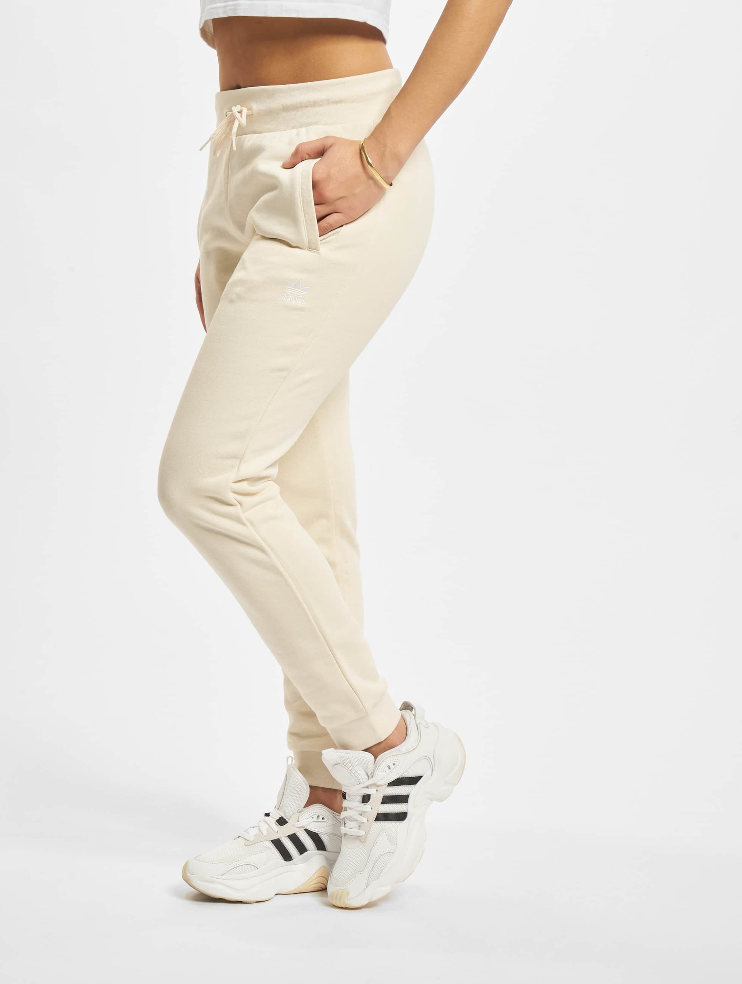 adidas Originals Adidas Track Sweat Pants Vrouwen op kleur beige, Maat 40