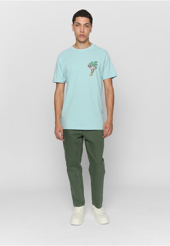 Flamingo T-Shirt Round Neck-2