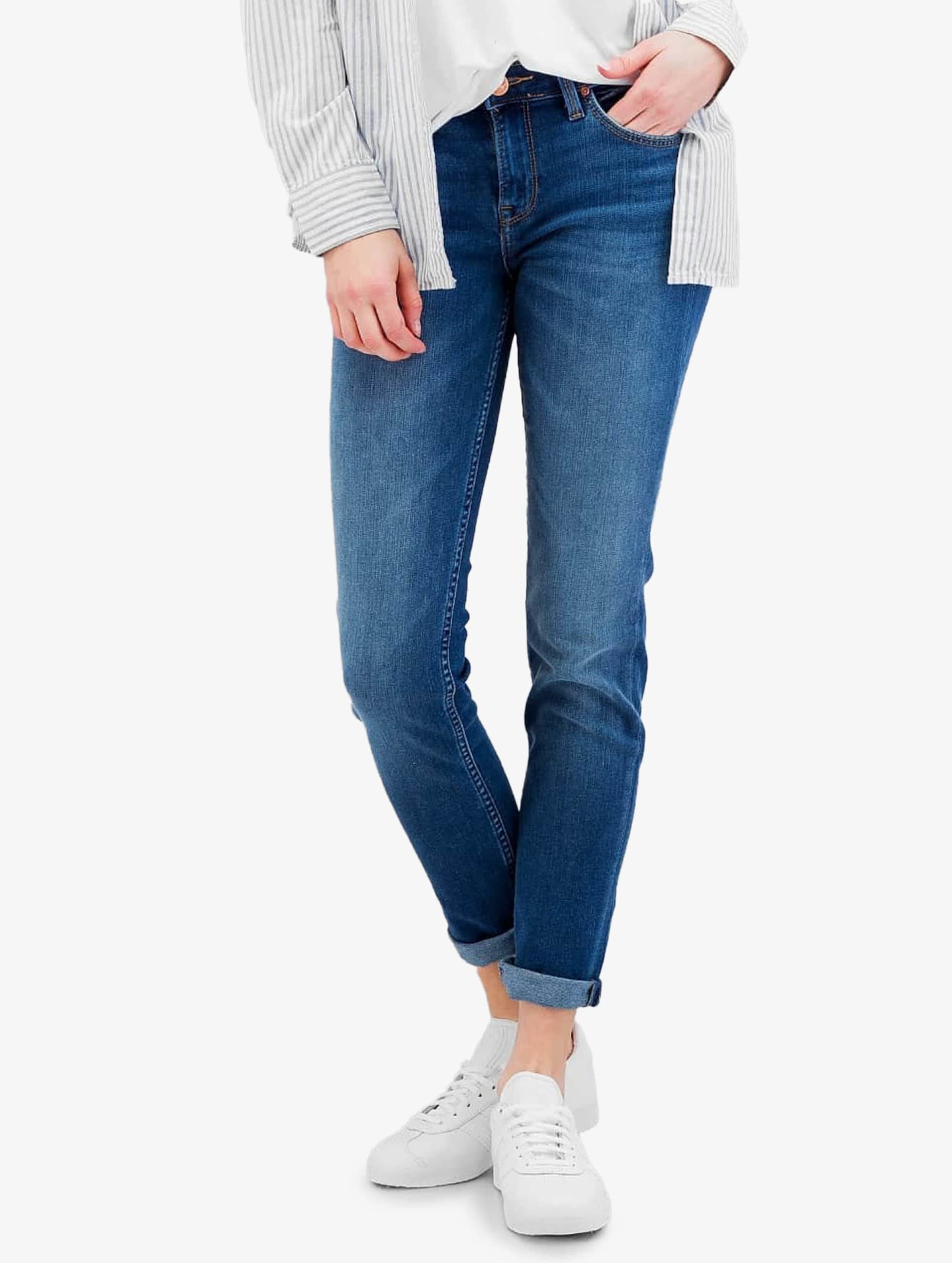 Lee Scarlett Skinny Jeans Vrouwen op kleur blauw, Maat 2529