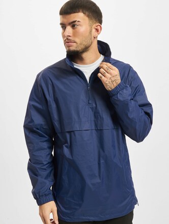 Stand Up Collar Pull Over Jacket