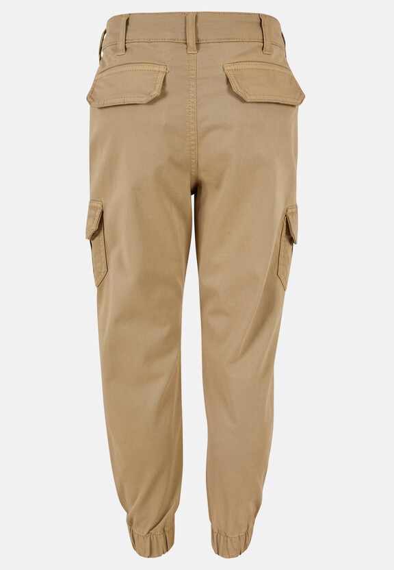 Girls High Waist Cargo Pants-1