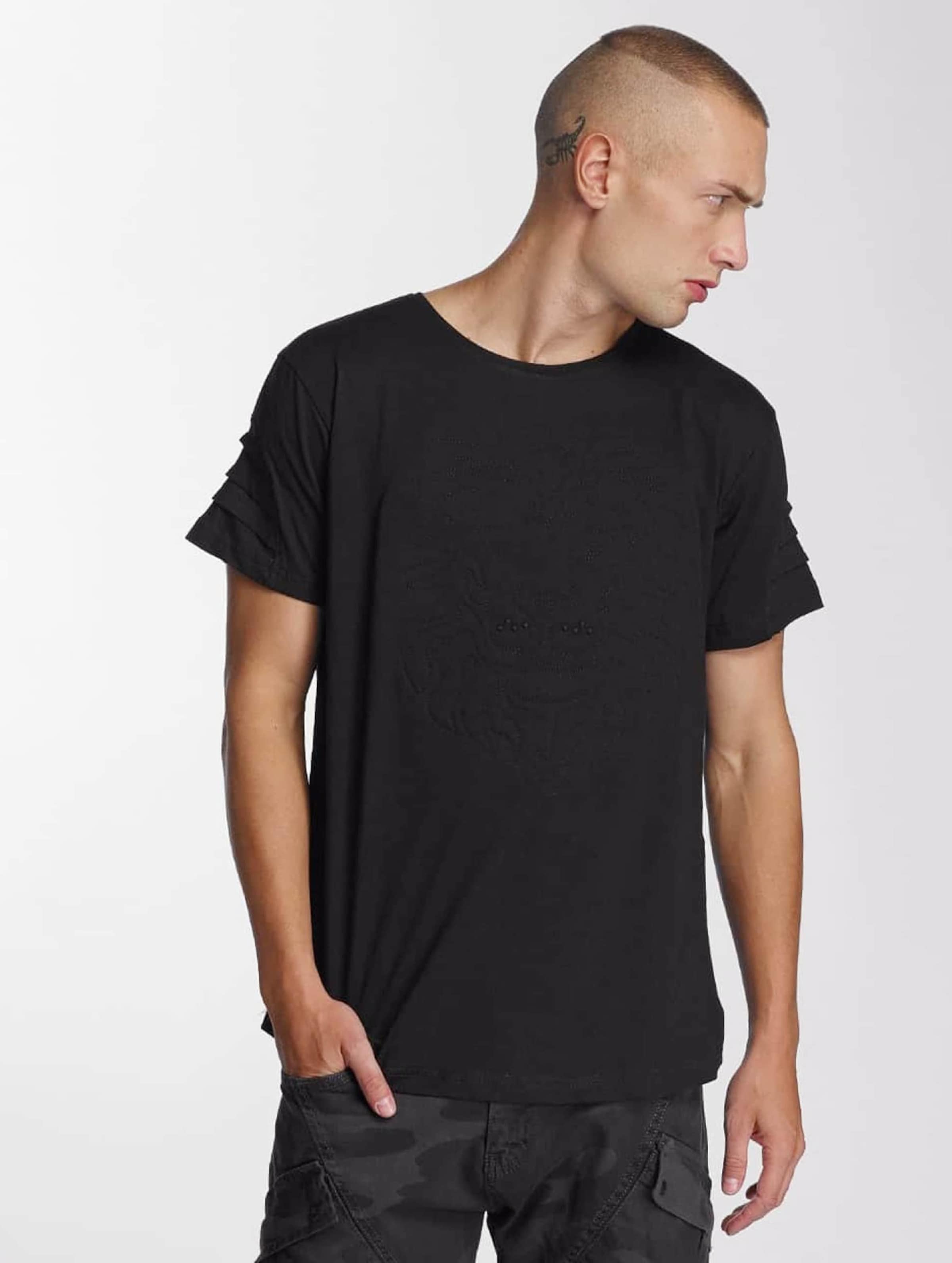 Bangastic Lion T-Shirt Mannen op kleur zwart, Maat S