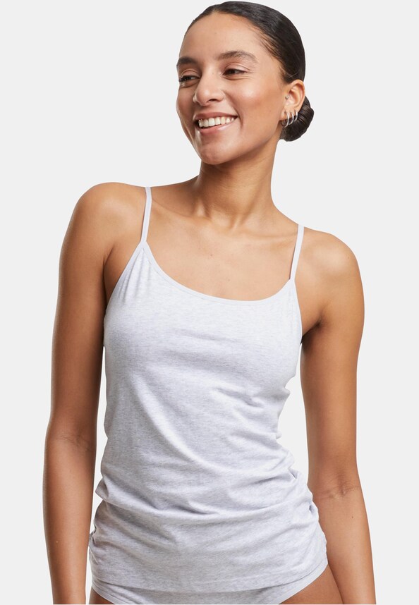 Ladies Basic Tank Top Cotton  2-Pack-0