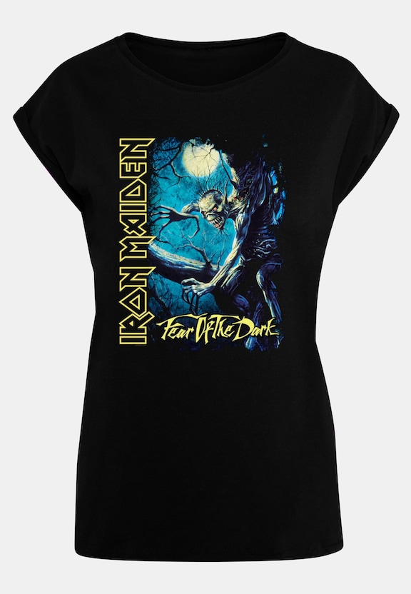 Ladies Iron Maiden - Fear of the Dark Extended Shoulder Tee-4