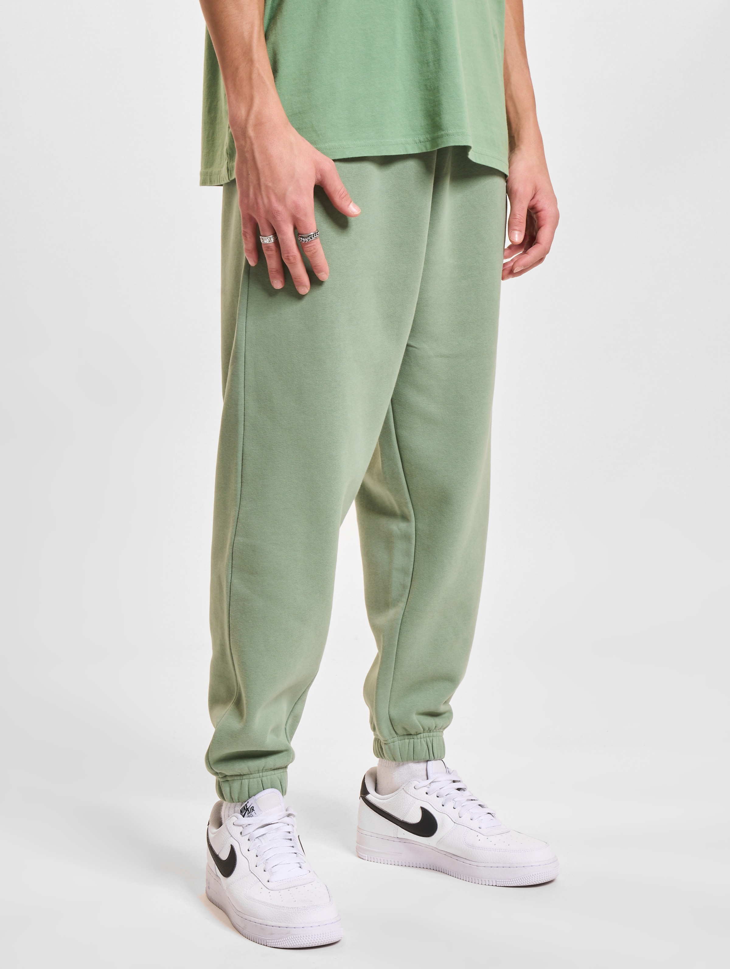 DEF Oversized Sweatpants Mannen op kleur groen, Maat 2XL