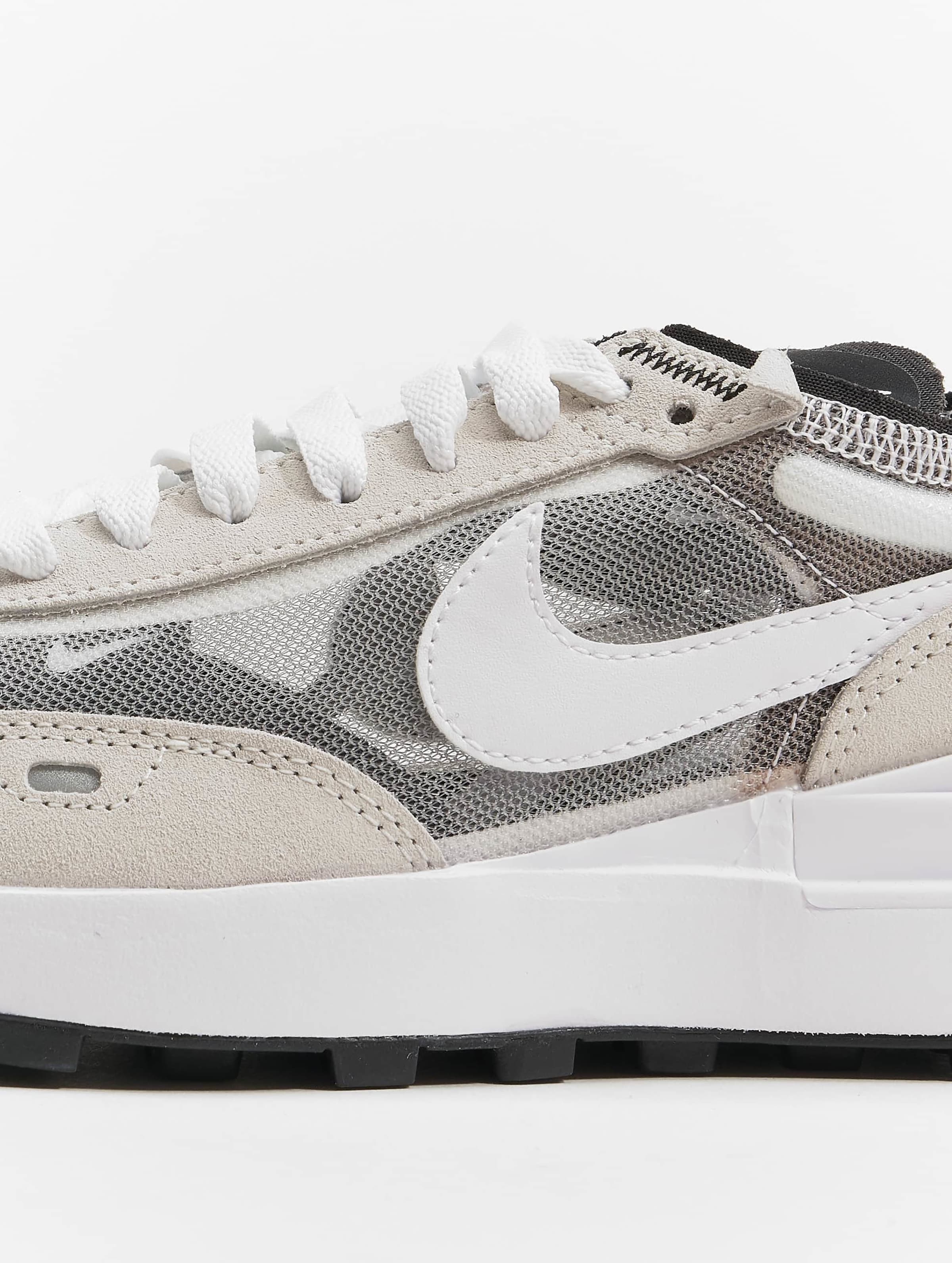 nike waffle one white grey