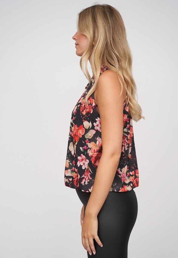 Chiffon Choker Top-2