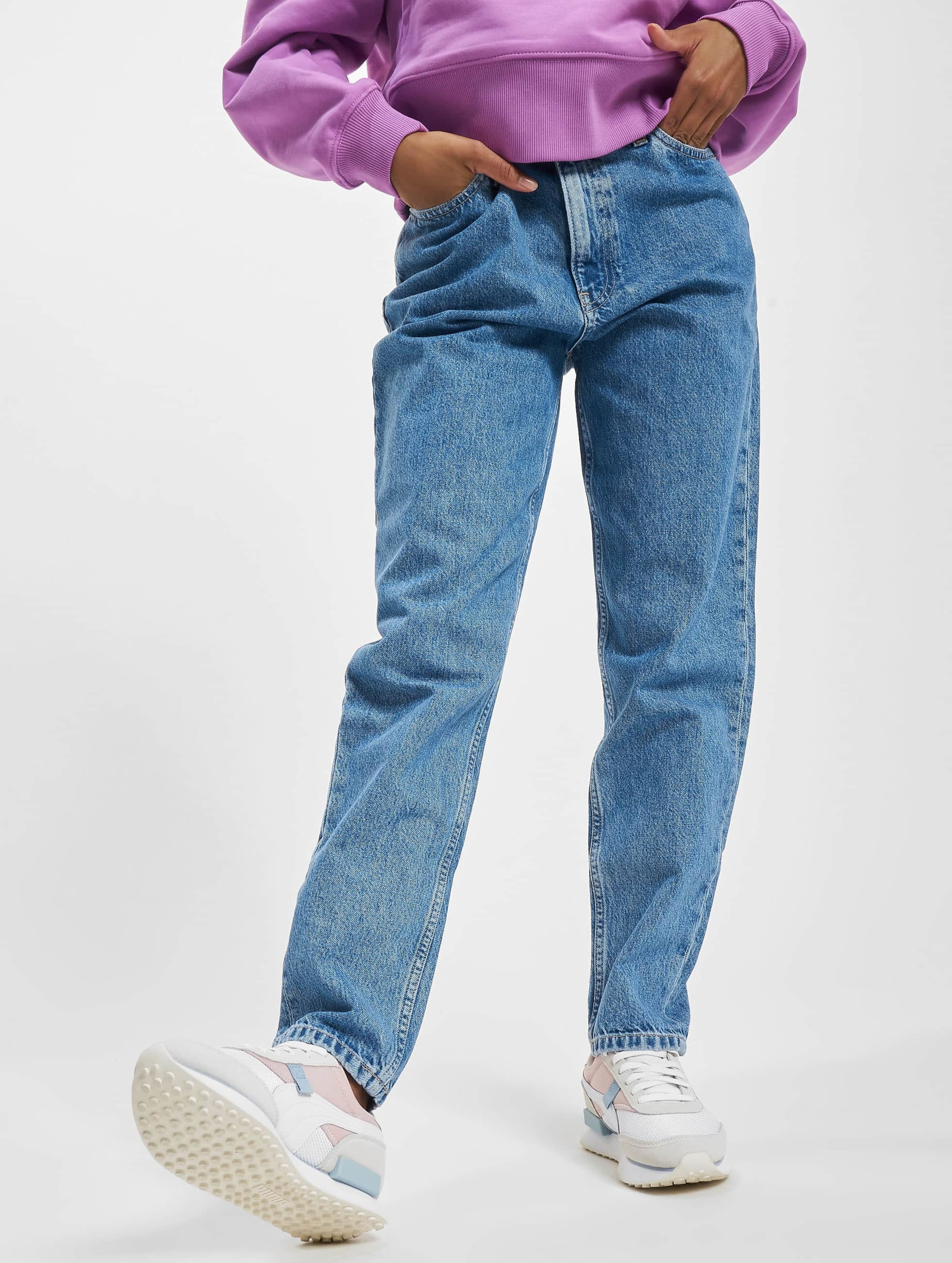 Calvin Klein Mom Jean Jeans Dames - Broek - Wit - Maat 30