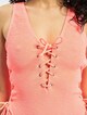 Crinkle Lace Up Front And Side-3