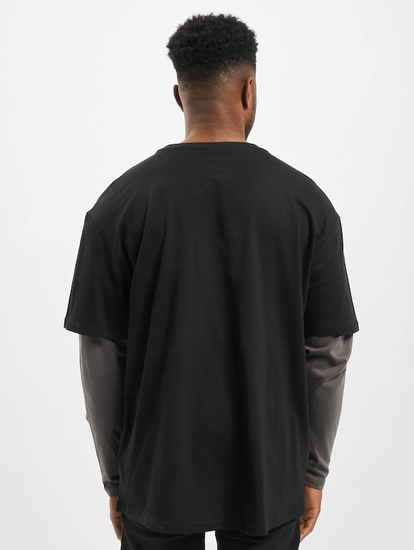 Urban Classics Oversized Shaped Double Layer T-Shirt Dark-1