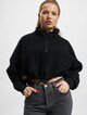Teddy Oversized Cropped Half Zip-0