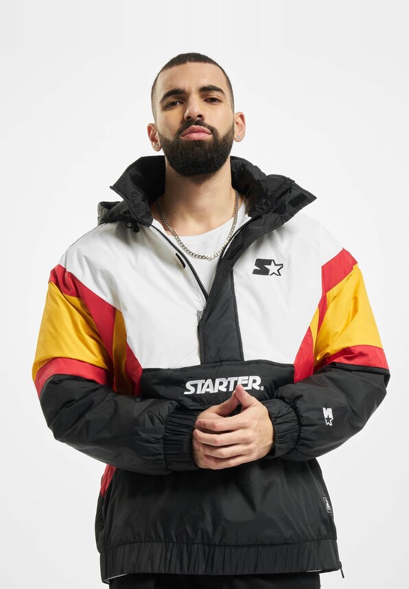 Starter Color Block Half Zip Retro Jacket-0