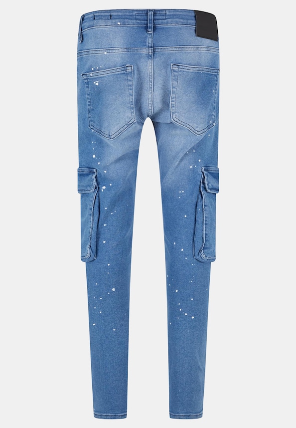 Skinny Fit Pocket Cargo Skull-4