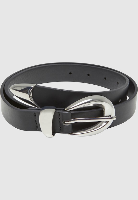 Chunky Buckle Loop Synthetic Leather-0