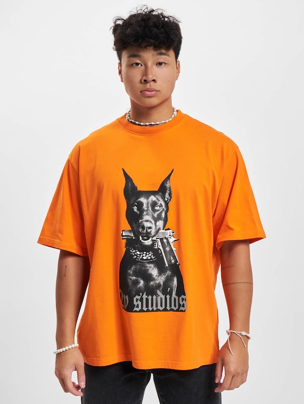 2Y Studios Doberman Oversize T-Shirt-0