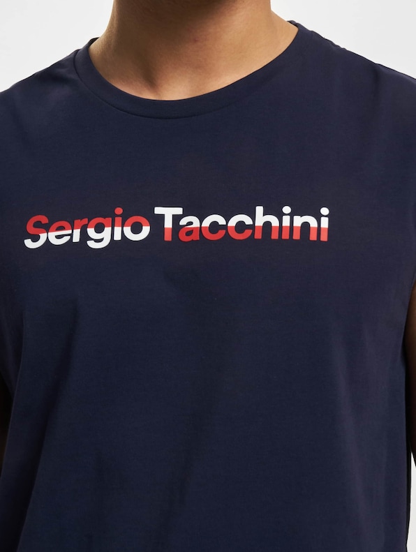 Sergio Tacchini Tobin T-Shirt Navy/Adrenaline-3