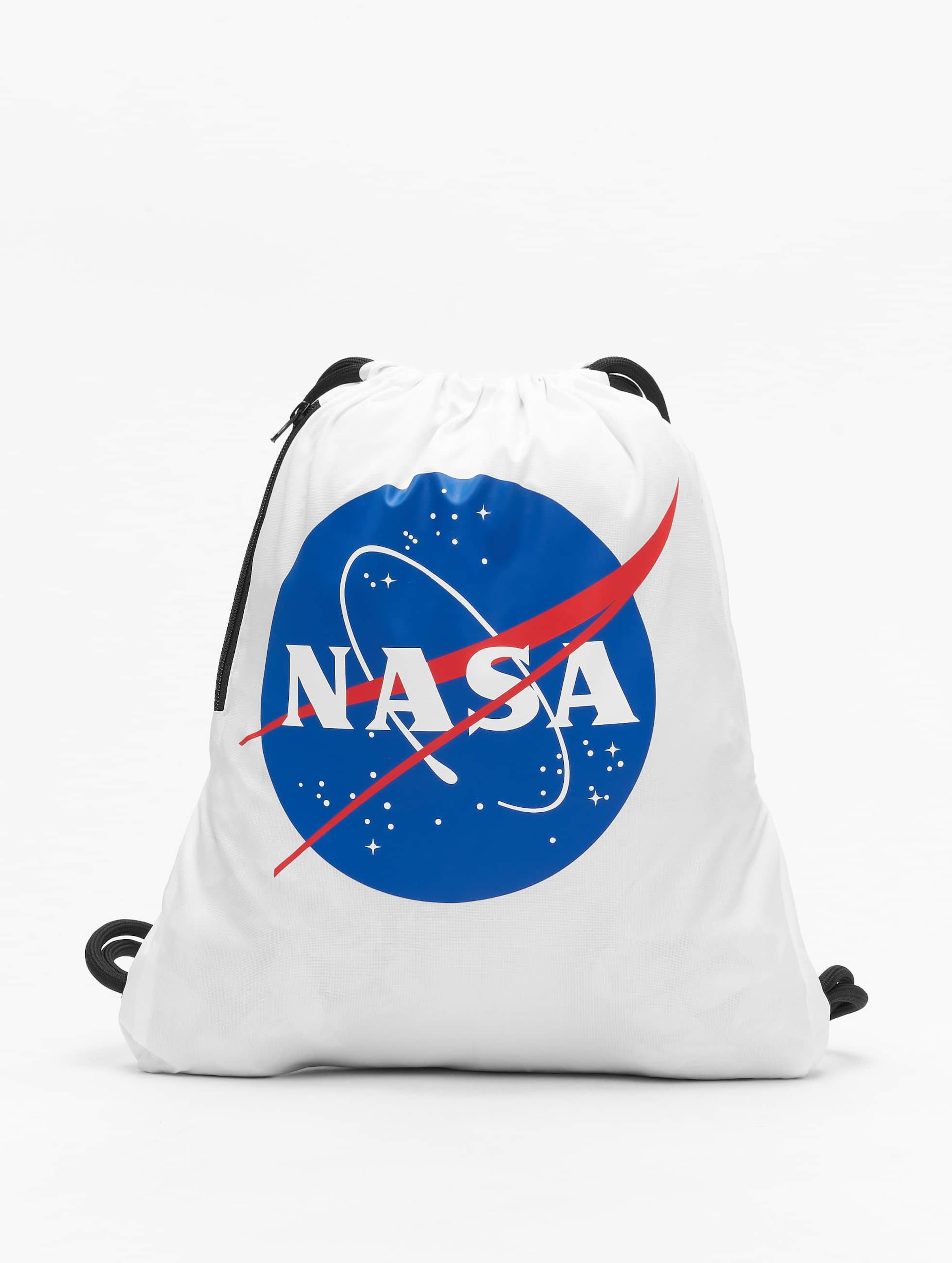 Mister Tee NASA Gym Bag Unisex op kleur wit, Maat ONE_SIZE