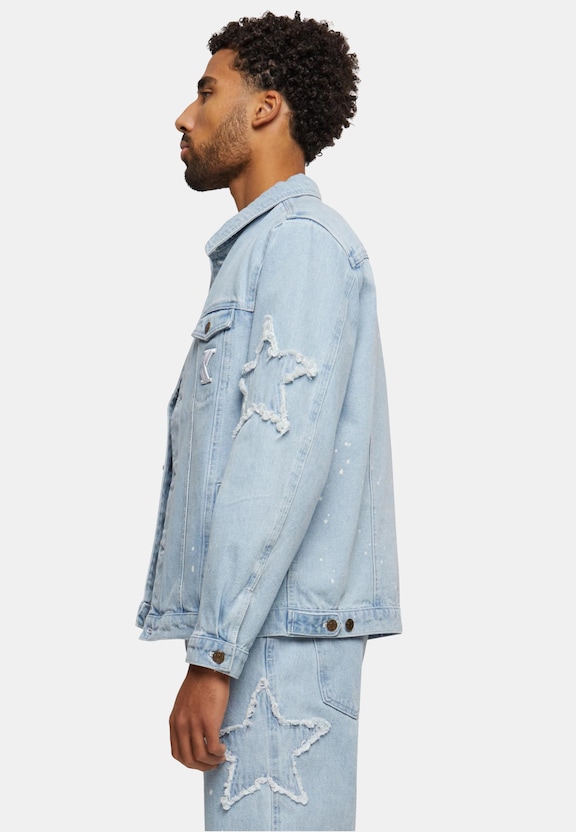 Og Paintsplatter Denim Trucker -2