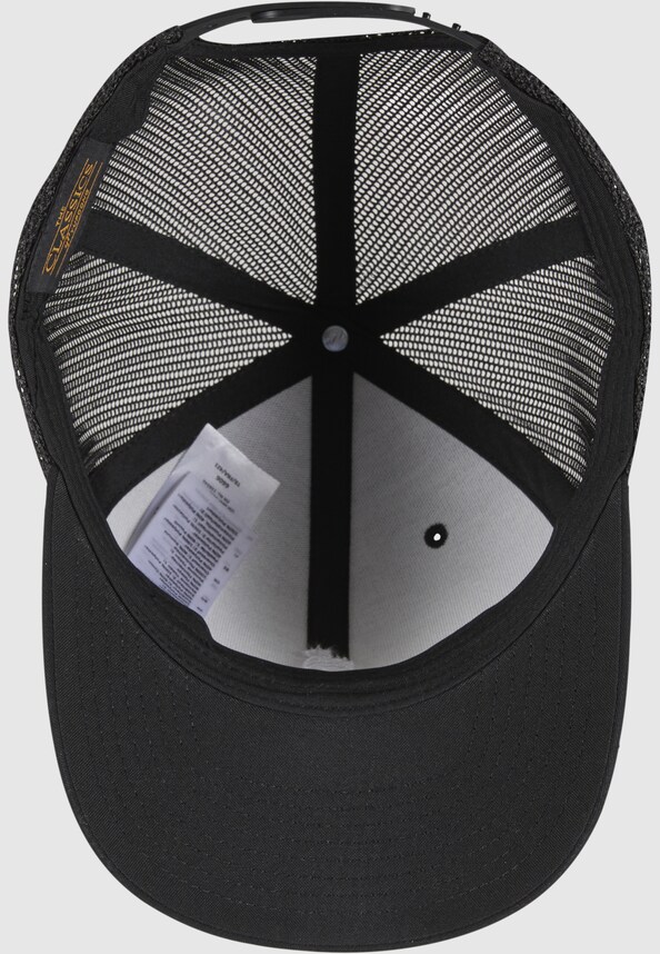 Crossed Fingers Handsign Retro Trucker Cap-4