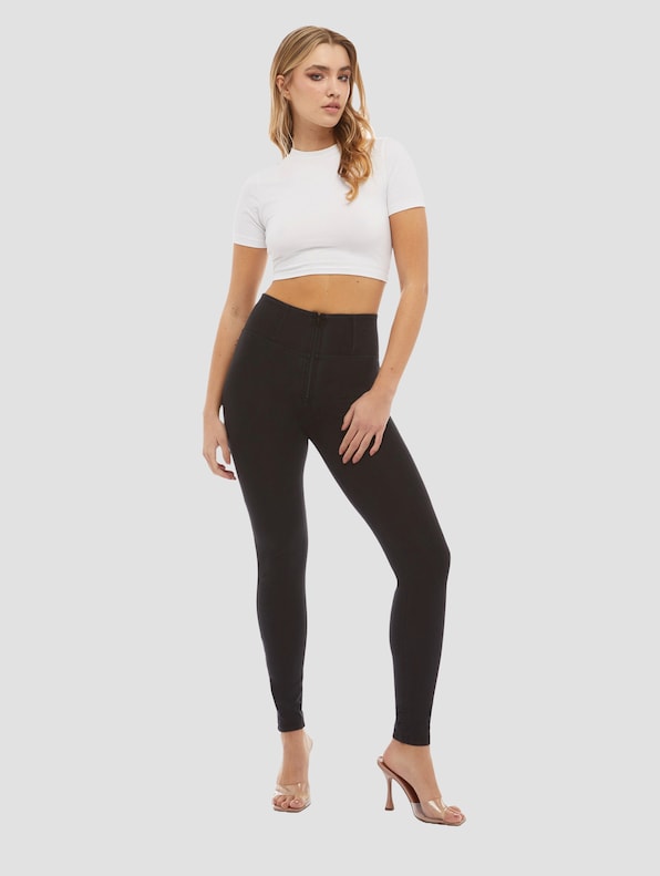 Damen Push-Up Jeans High Waist-3