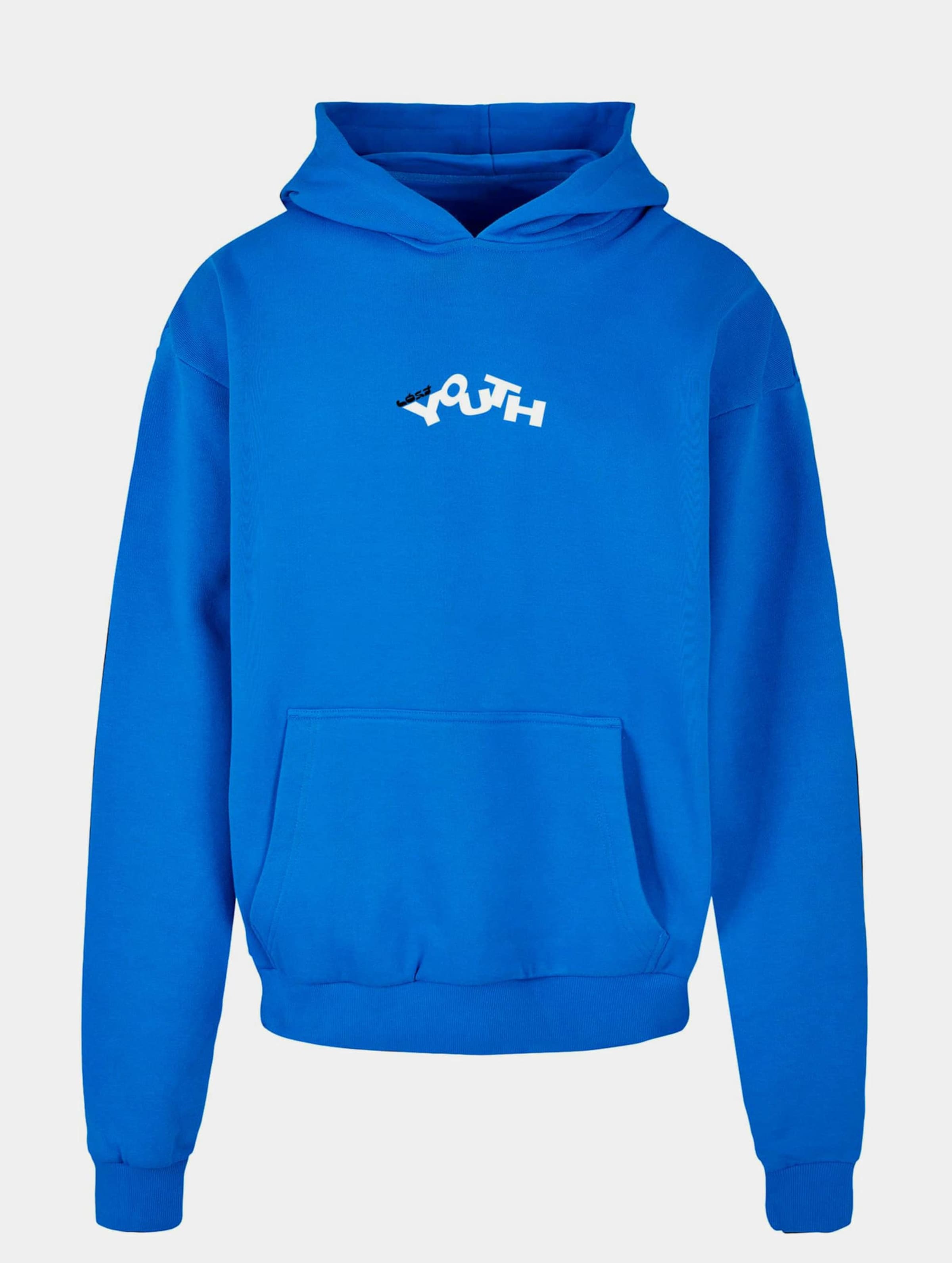 Lost Youth LY HOODIE ''YOUTH'' Mannen op kleur blauw, Maat L
