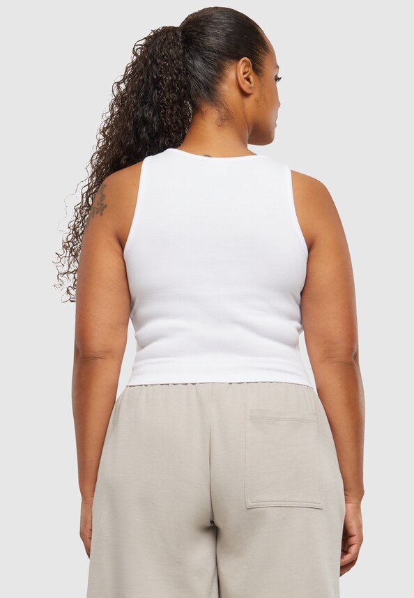 Ladies Organic Cropped Rib Top-11