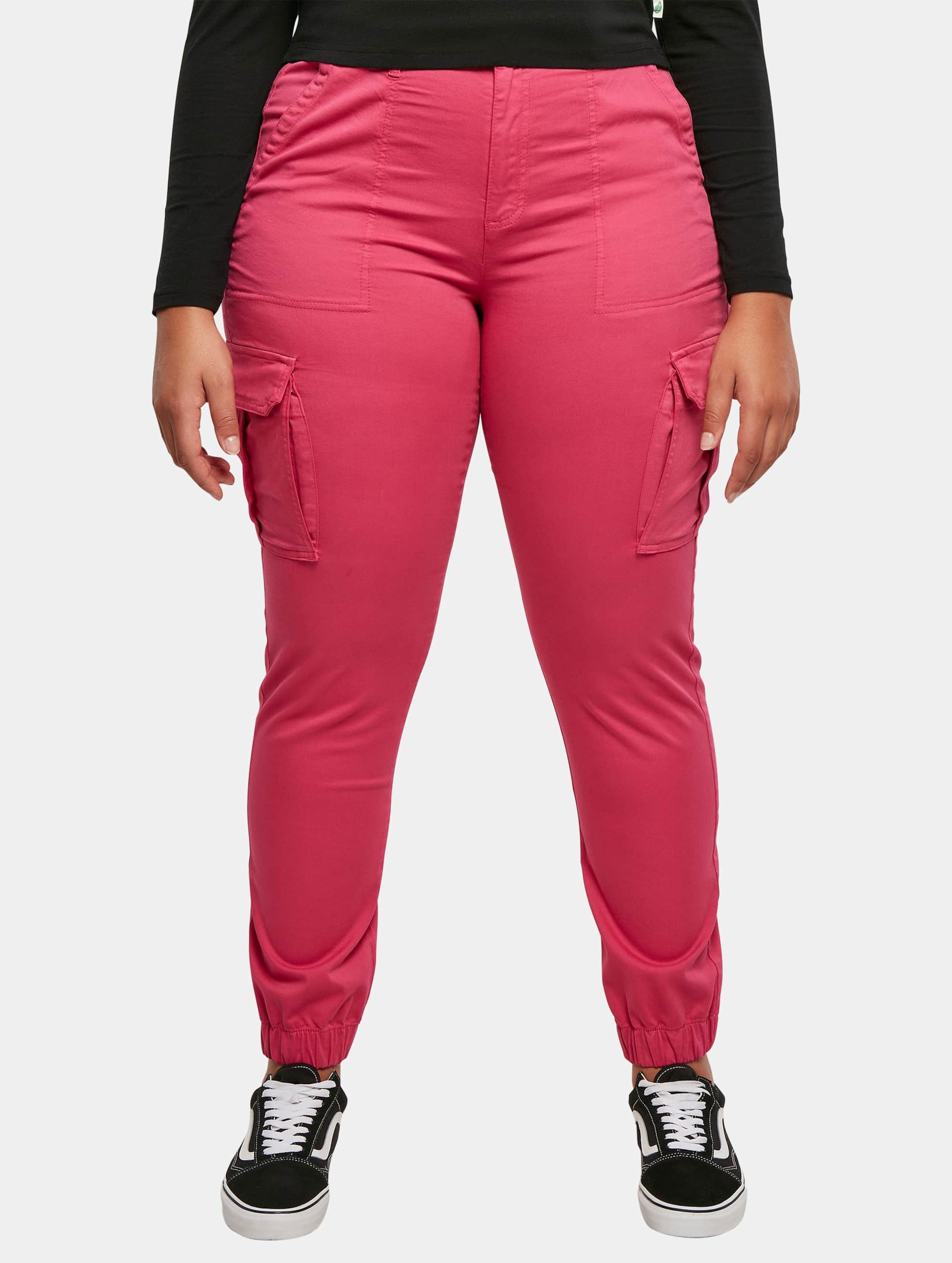 Plus size sale pink cargo pants