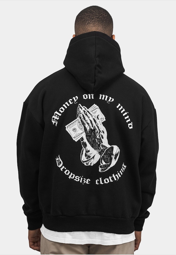 Dropsize Heavy Oversize Money On My Mind Hoodie-1