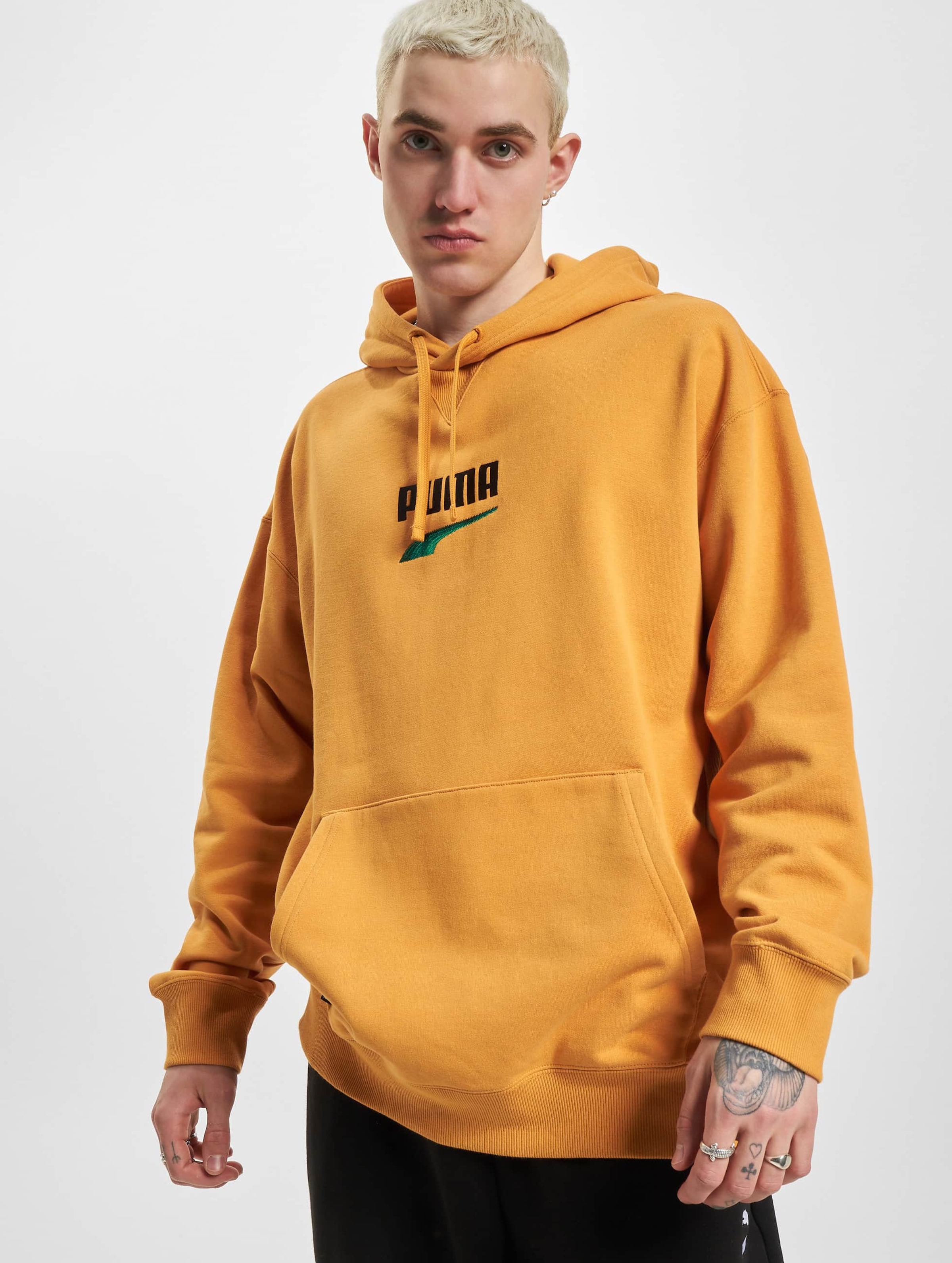 Puma discount hoodie orange