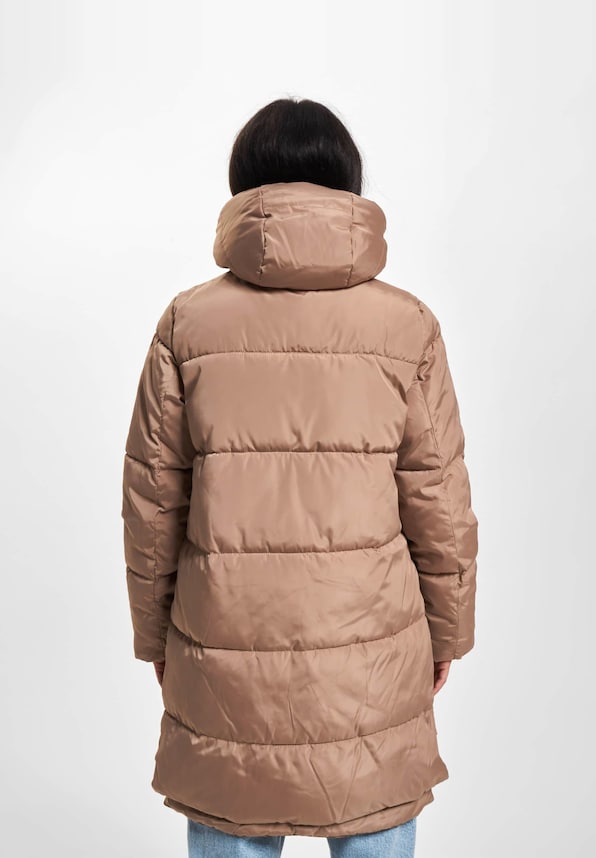 Only Newnora Long Puffer Mantel-1
