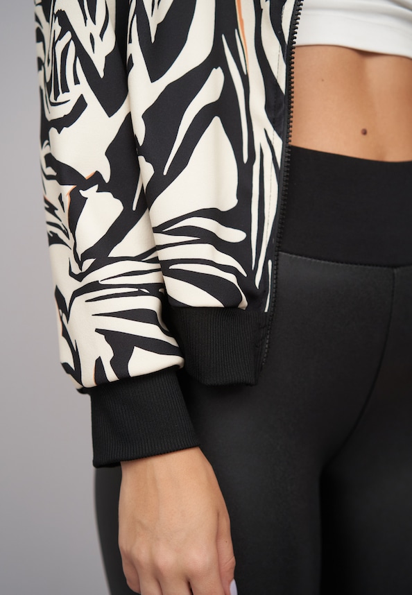 Blouson Jacket with zipper-5