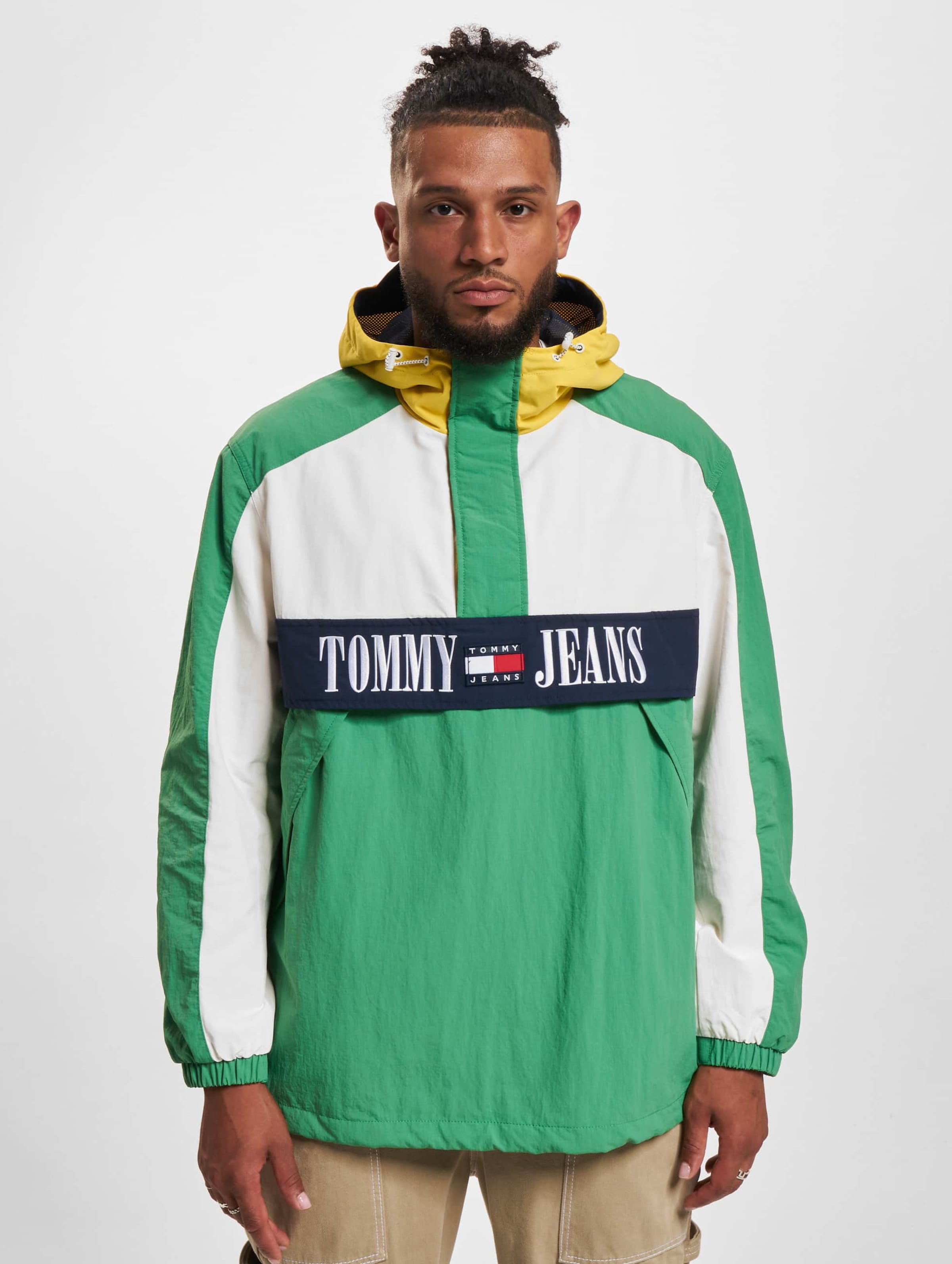 Tommy Jeans Ovz Chicago Archive Popover Windbreaker DEFSHOP 29664