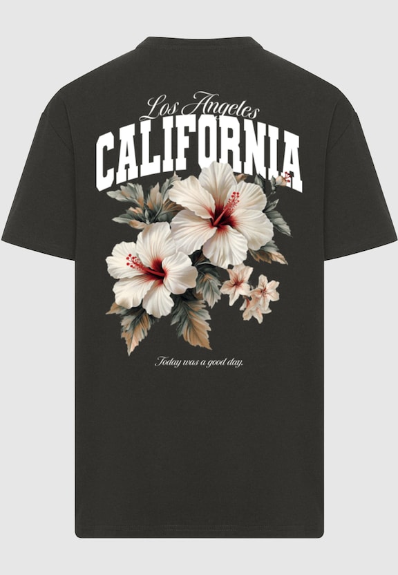 California Hibiskus Heavy Oversize Tee-3