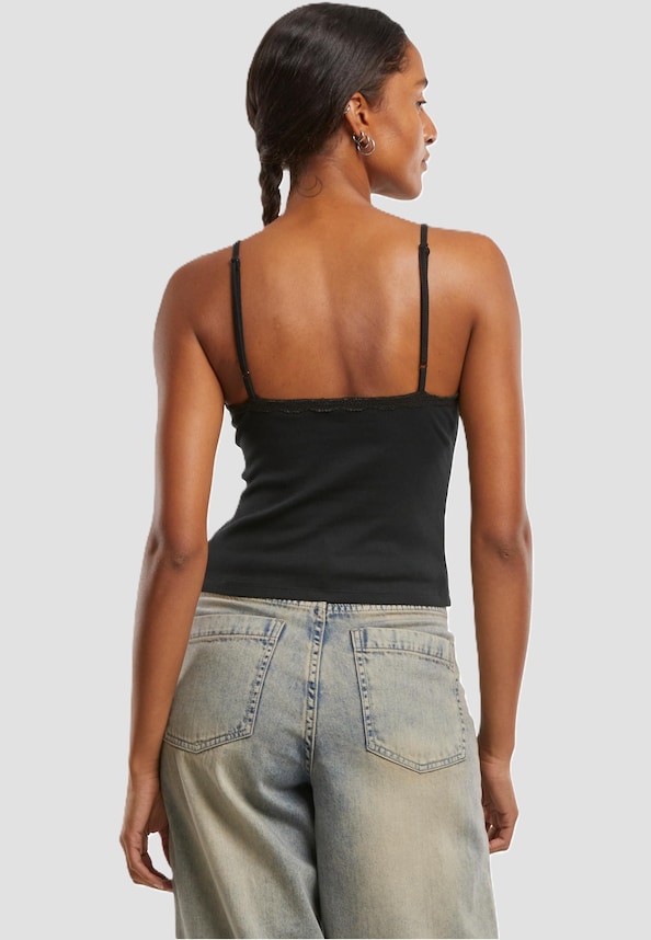 Ladies V-Neck Lace Top 2-Pack-1